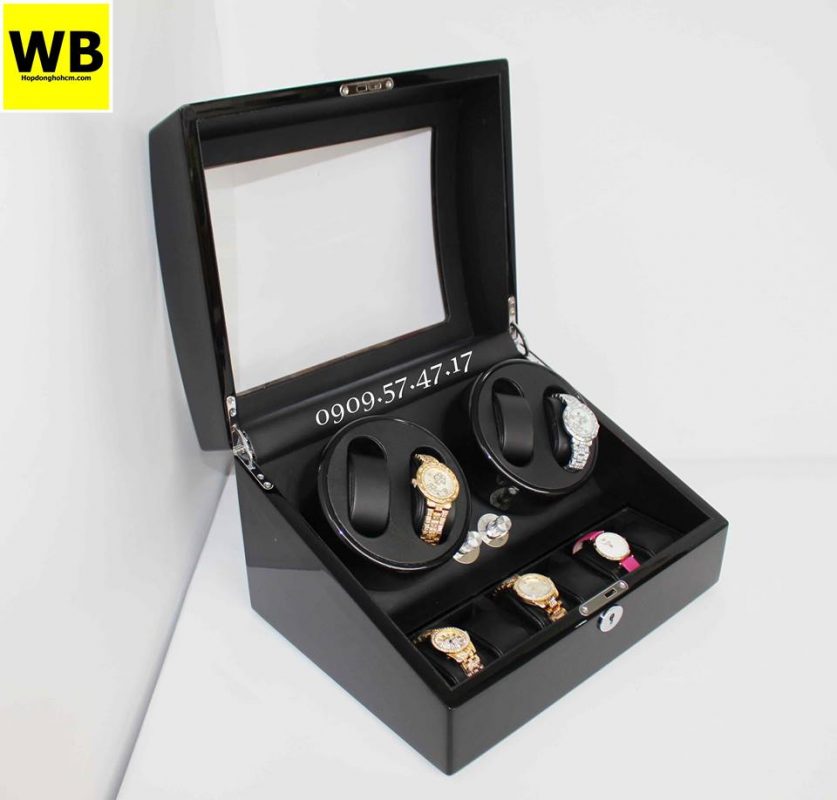 hộp đựng đồng hồ tự quay