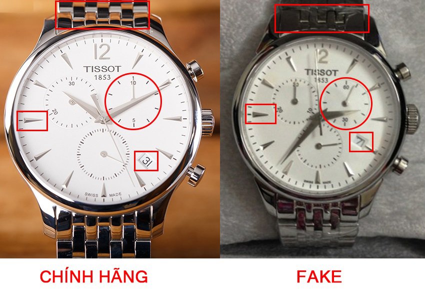 những cách đơn giản giúp bạn phân biệt đồng hồ tissot chính hãng